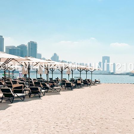 Luxus-Studio Mit Private Beach In Top-Lage, Meerblick & Infinity Pool! Dubaj Exteriér fotografie