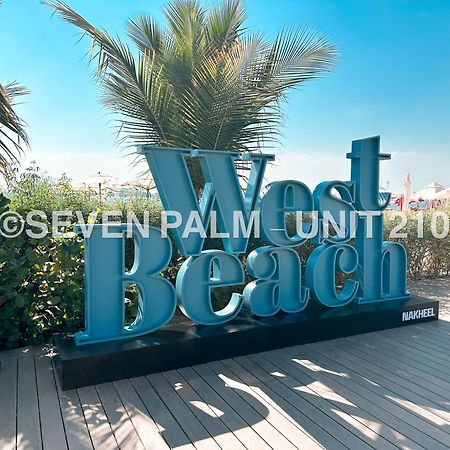 Luxus-Studio Mit Private Beach In Top-Lage, Meerblick & Infinity Pool! Dubaj Exteriér fotografie