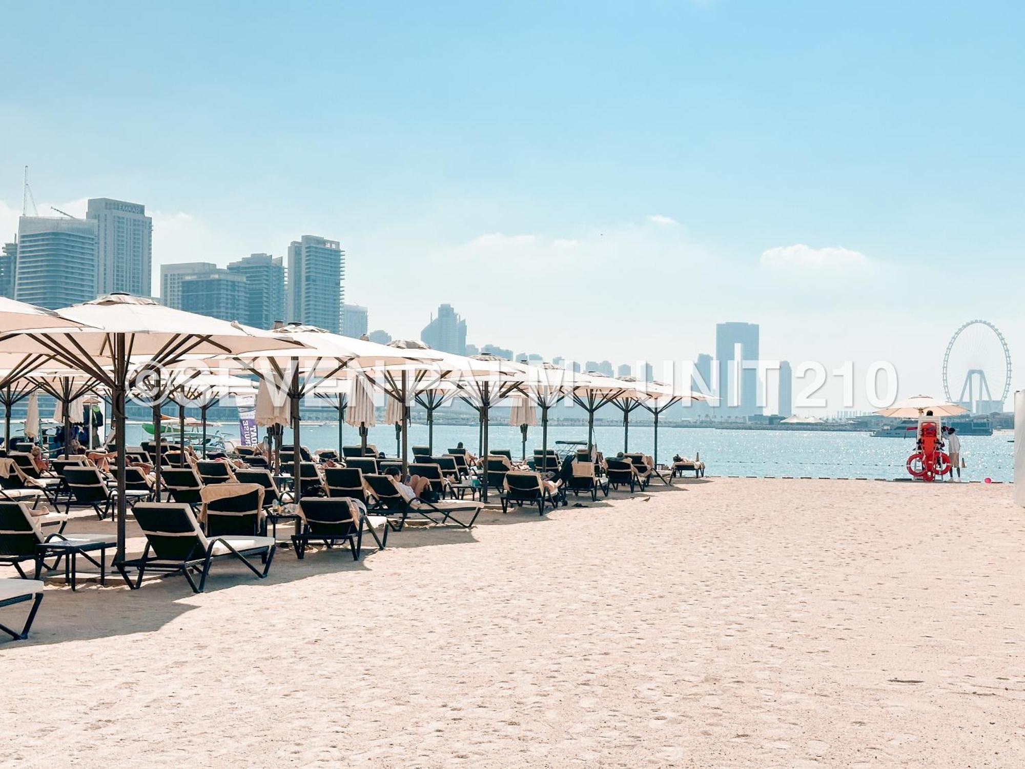 Luxus-Studio Mit Private Beach In Top-Lage, Meerblick & Infinity Pool! Dubaj Exteriér fotografie