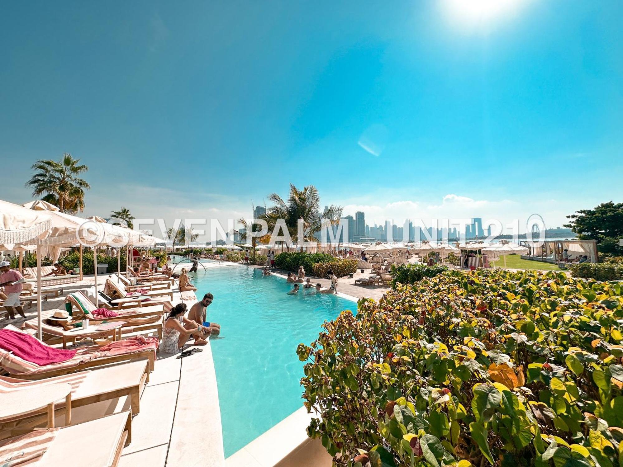 Luxus-Studio Mit Private Beach In Top-Lage, Meerblick & Infinity Pool! Dubaj Exteriér fotografie