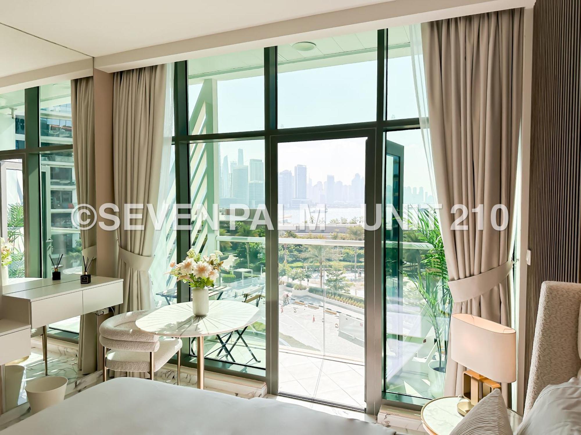 Luxus-Studio Mit Private Beach In Top-Lage, Meerblick & Infinity Pool! Dubaj Exteriér fotografie