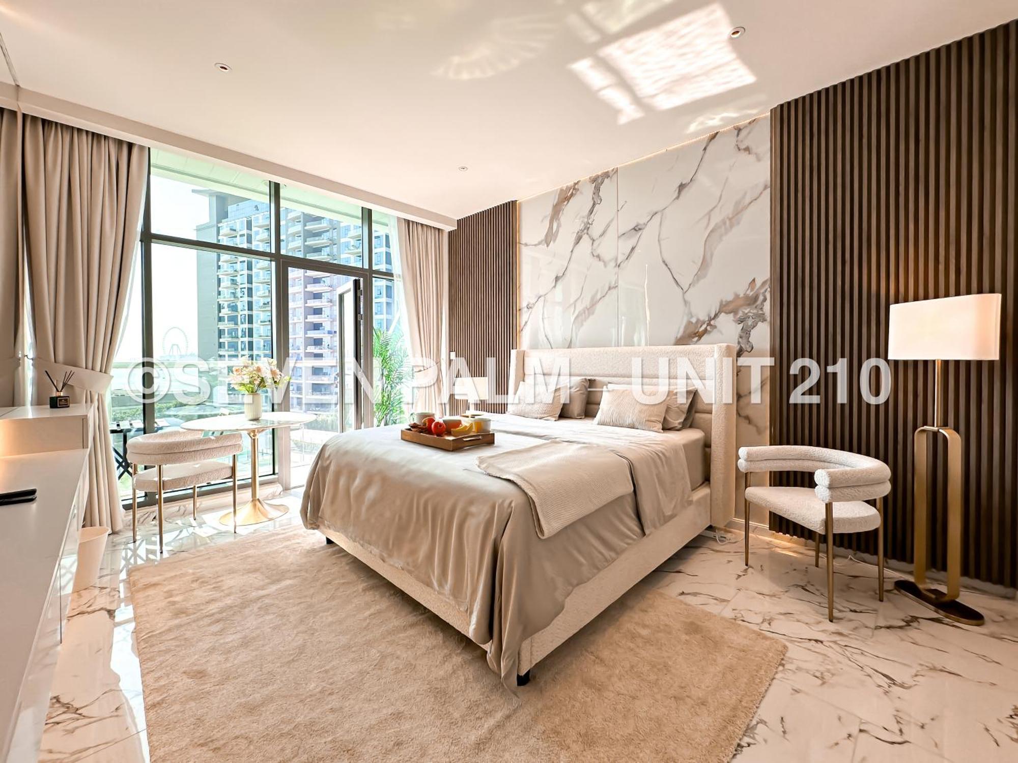Luxus-Studio Mit Private Beach In Top-Lage, Meerblick & Infinity Pool! Dubaj Exteriér fotografie