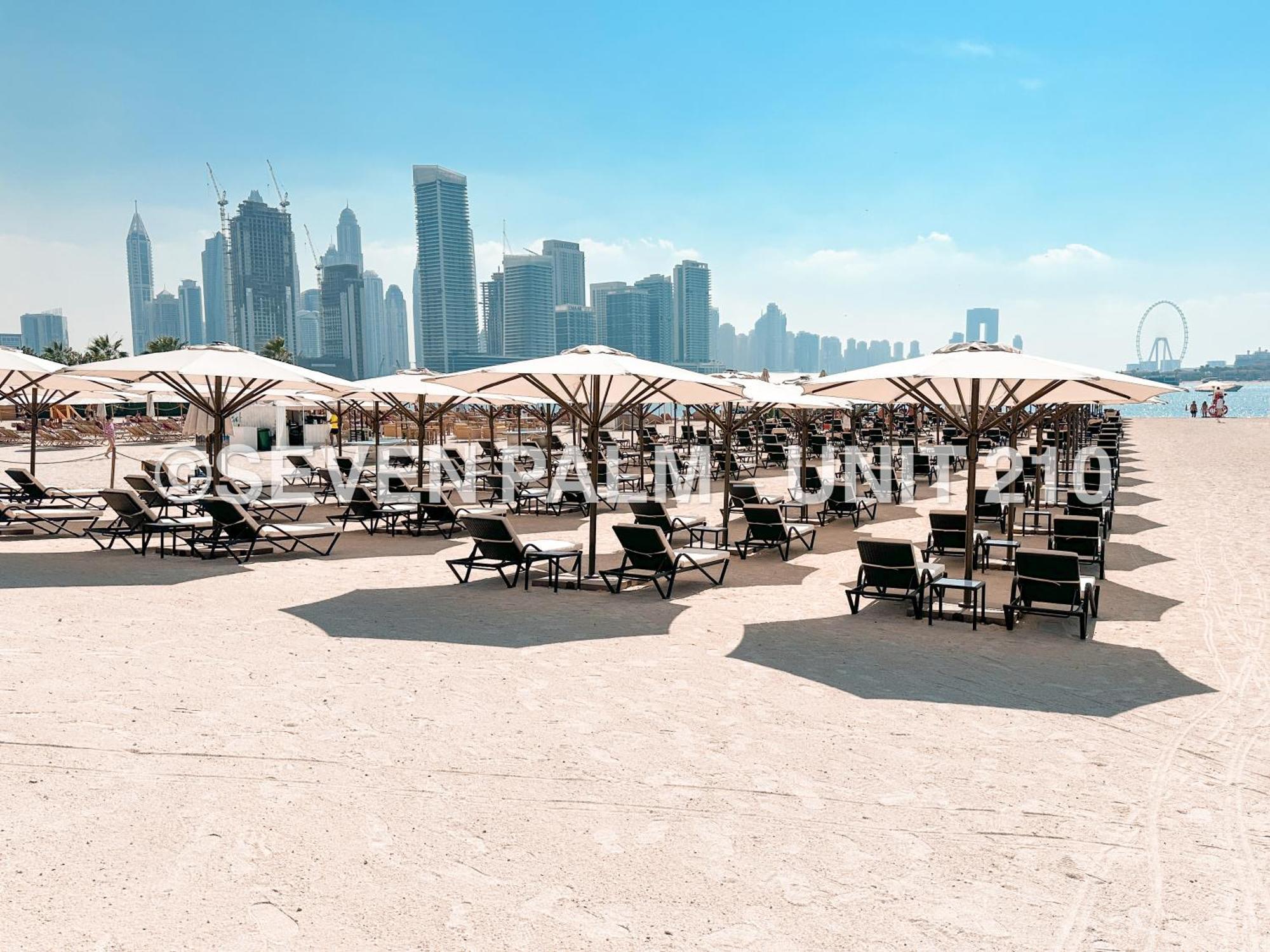 Luxus-Studio Mit Private Beach In Top-Lage, Meerblick & Infinity Pool! Dubaj Exteriér fotografie