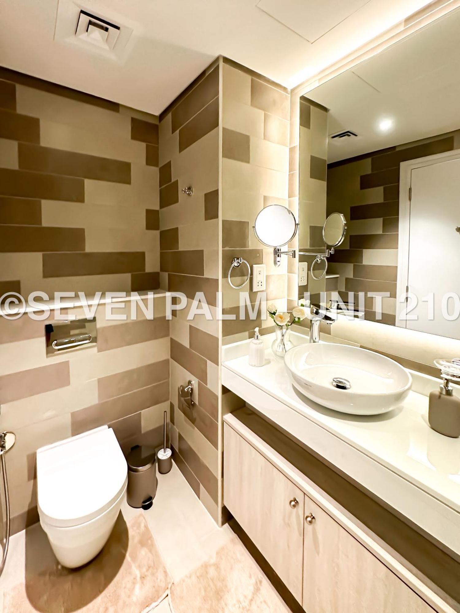 Luxus-Studio Mit Private Beach In Top-Lage, Meerblick & Infinity Pool! Dubaj Exteriér fotografie