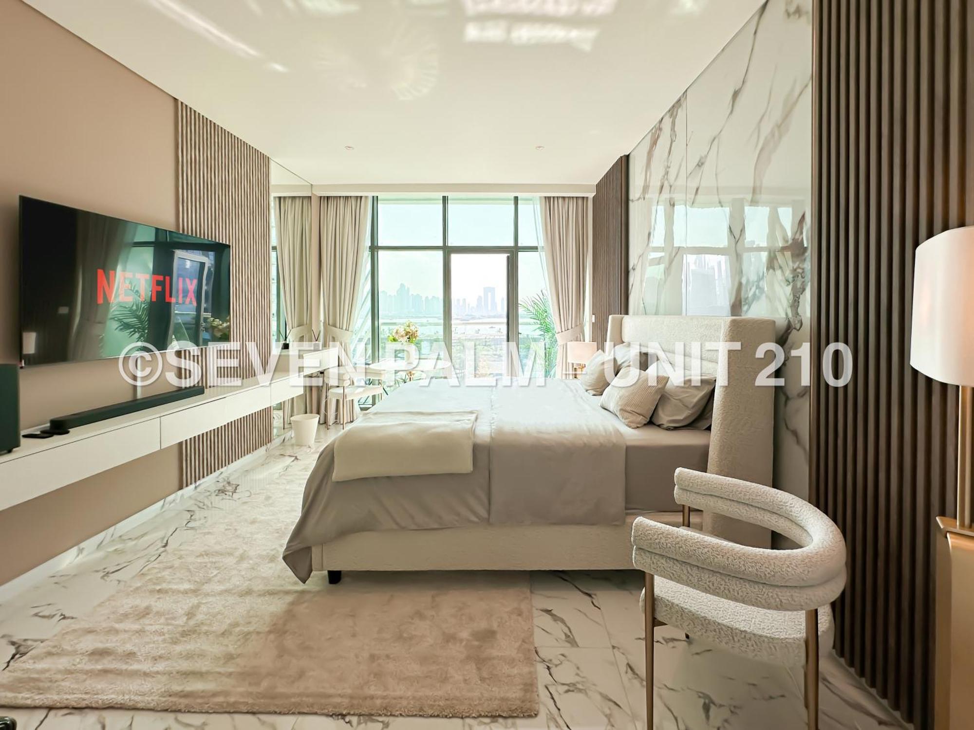 Luxus-Studio Mit Private Beach In Top-Lage, Meerblick & Infinity Pool! Dubaj Exteriér fotografie