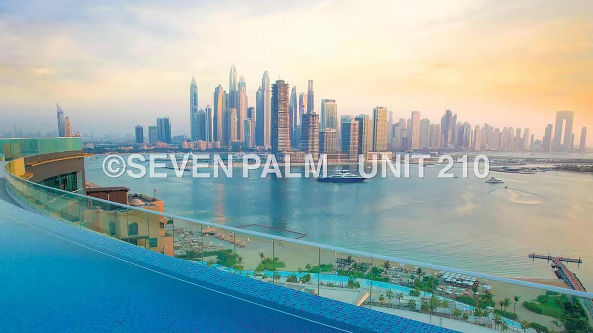 Luxus-Studio Mit Private Beach In Top-Lage, Meerblick & Infinity Pool! Dubaj Exteriér fotografie